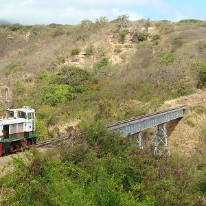 Crossing the second trestle