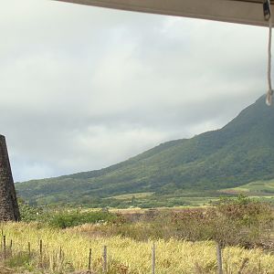 Remnants of windmill and oven