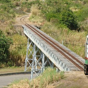 Crossing the third trestle