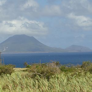 St. Eustace in the distance