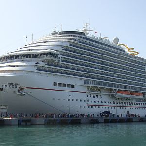 Carnival Breeze docked in San Juan