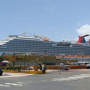 Carnival Breeze docked in San Juan