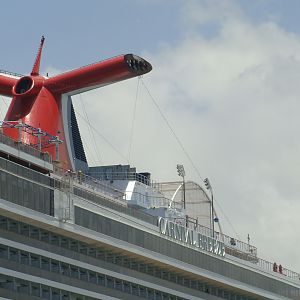 Carnival Breeze docked in San Juan