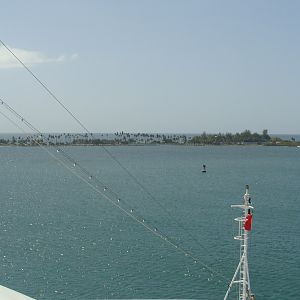 Looking at the port side