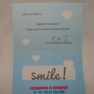 Anniversary gift coupon