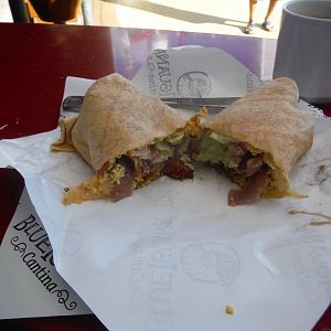 My breakfast buritto