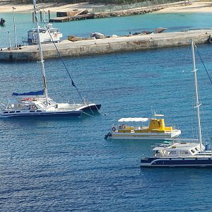 Sailing into Grand Turk