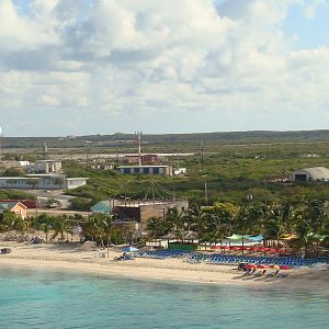 Looking towards casino & Crew Bar