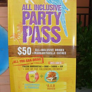 Party Pass information