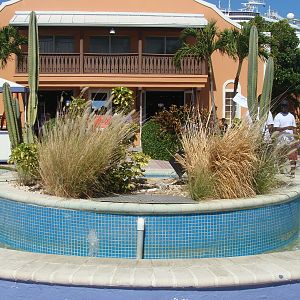 Plaza fountain