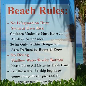 Beach rules