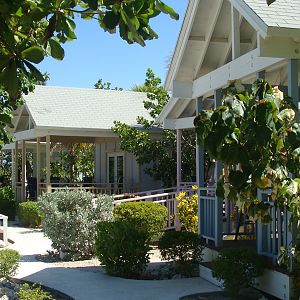 Poolside cabanas