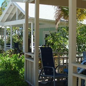 Poolside cabanas