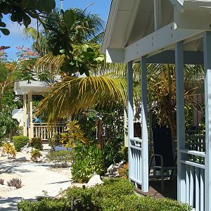 Poolside cabanas