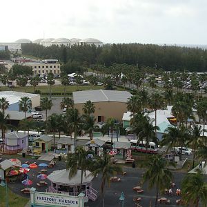 View of port area