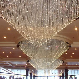 Blush Dining Room chandeliers