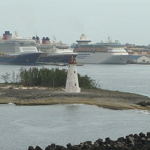 Leaving Nassau harbor