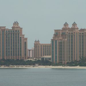 Beach side of the Atlantis