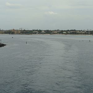 Leaving Nassau harbor