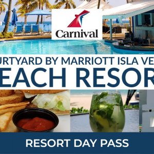 Courtyard by Marriott Isla Verde Beach Resort | Resort Day Pass | Resort Review | San Juan, PR