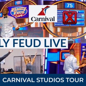 Family Feud Live Final Rehearsals | Carnival Mardi Gras | Carnival Studios Tour | Carnival Cruise