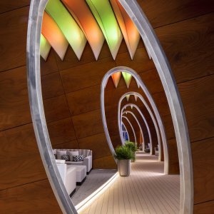 Pool Arches aboard Celebrity Cruises, Celebrity Edge