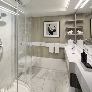 Celebrity Edge's Stateroom Bathroom