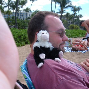 Marty & Monkey on Ka'anapali