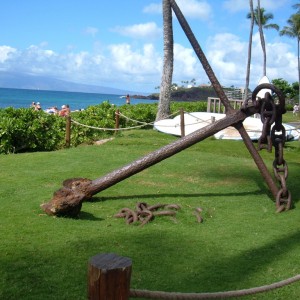 Anchor, Walkway behind Ka'anapali