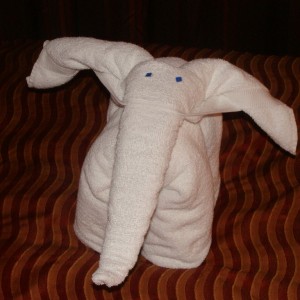 Towel elephant