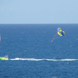 St. Thomas parasailing