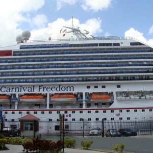 Carnival Freedom in St. Thomas