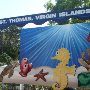 St.Thomas Welcome sign