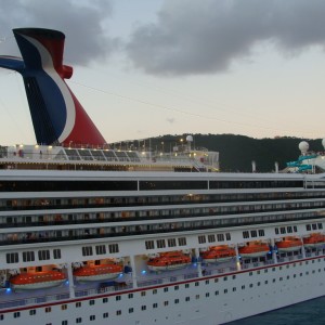 Carnival Freedom leaving St.Thomas