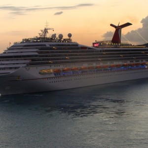 Carnival Freedom leaving St.Thomas