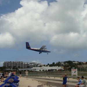 Plane at Maho Beach