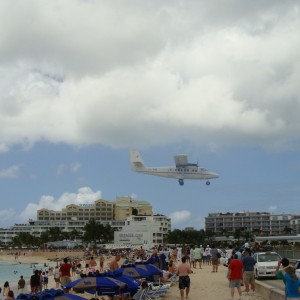 Plane at Maho Beach