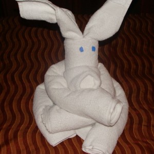 Towel creature