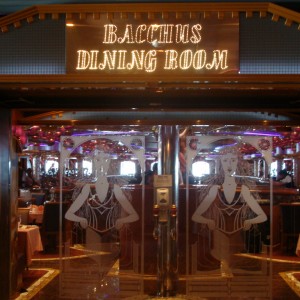 Bacchus Dining room (deck 3 aft)