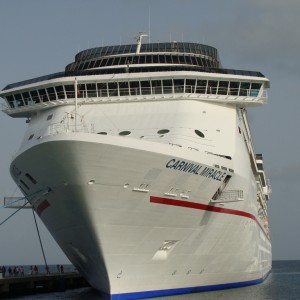 Carnival Miracle docked at Grand Turk