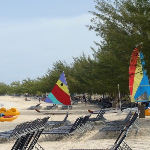 View down the beach