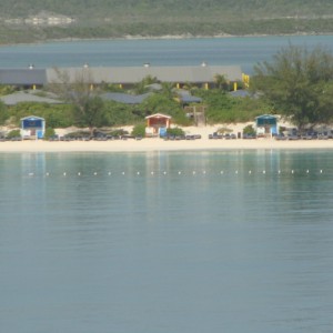 Our cabana - taken from the ship