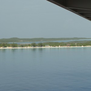 View of HMC from the ship