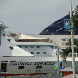 Carnival Miracle, Norwegian Sky, & Norwegian Jewel