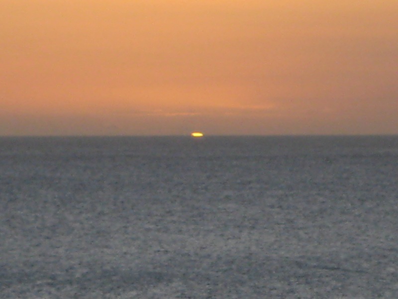 082 Just before green flash