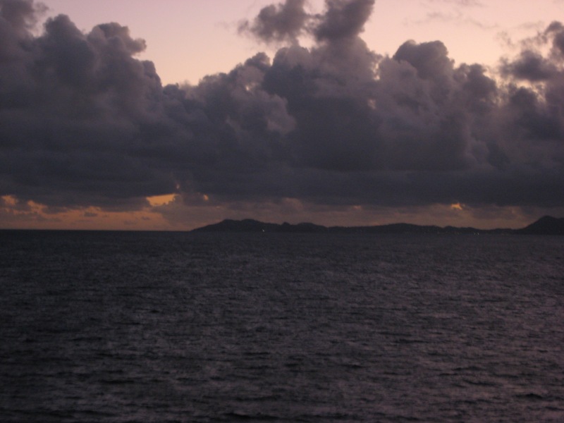 083 Morning approach to St Lucia