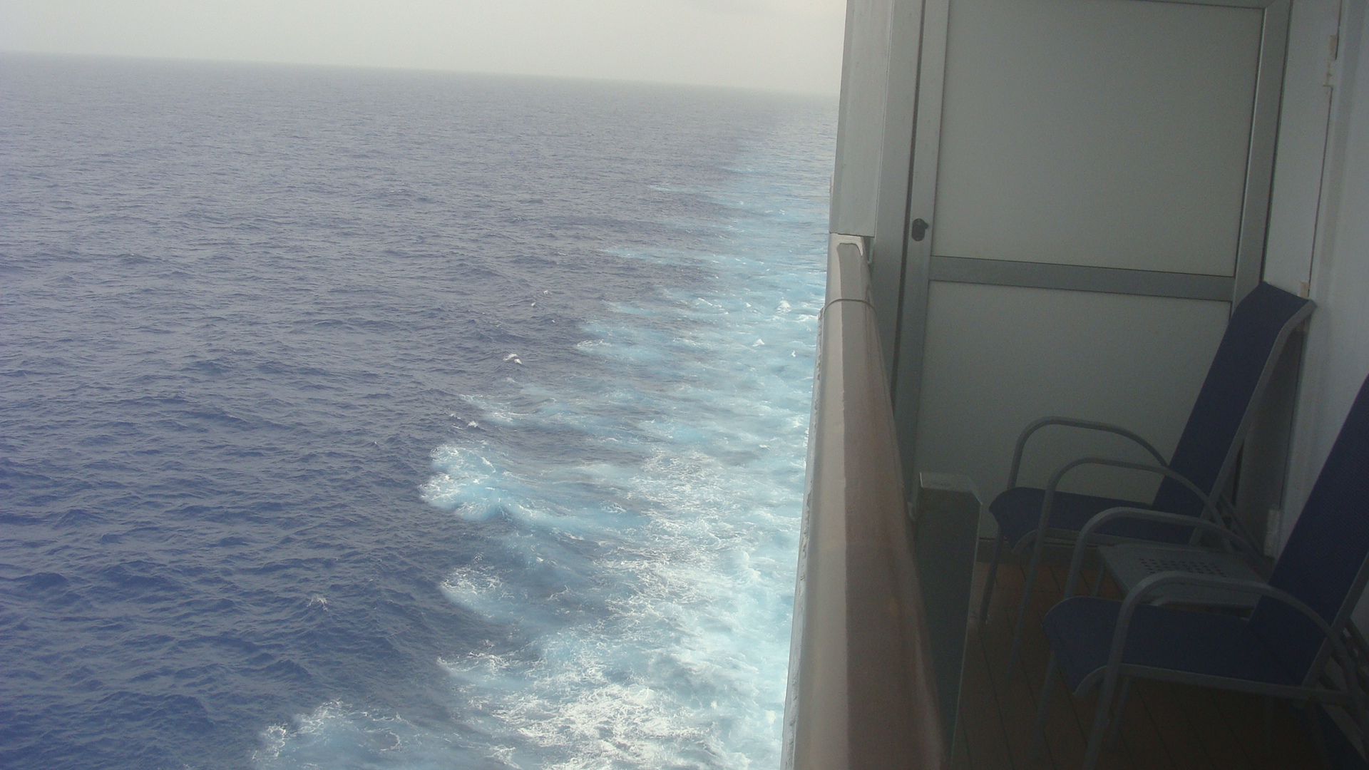 2nd Sea Day - view from our balcony