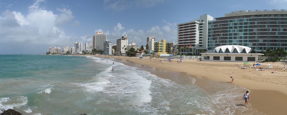 A nice looking beach in San Juan