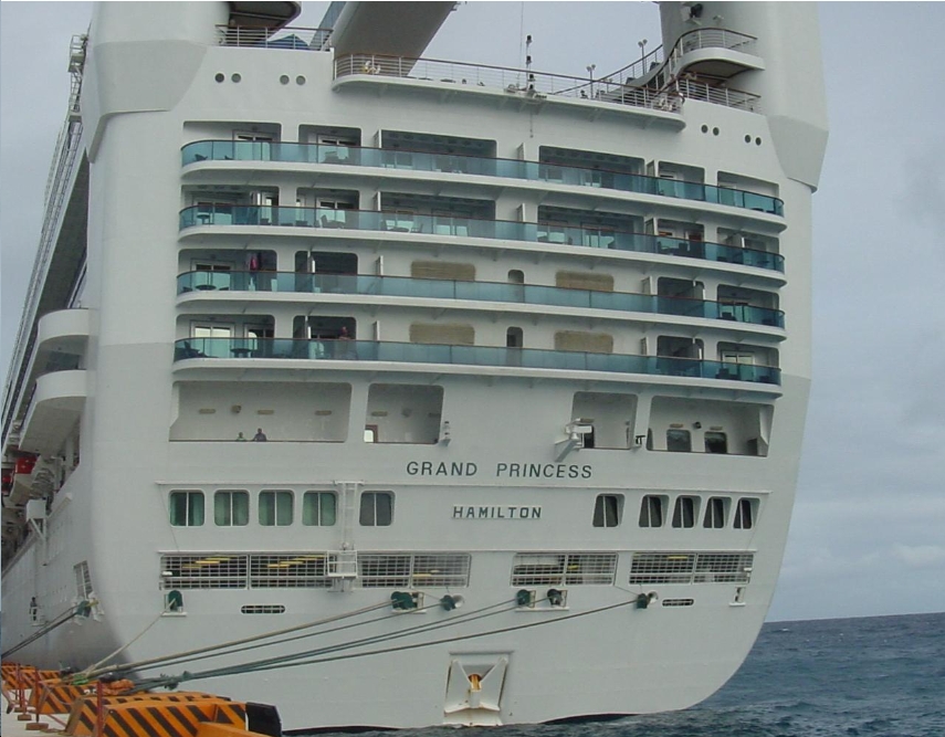 Aft Balconies on the Grand Princess