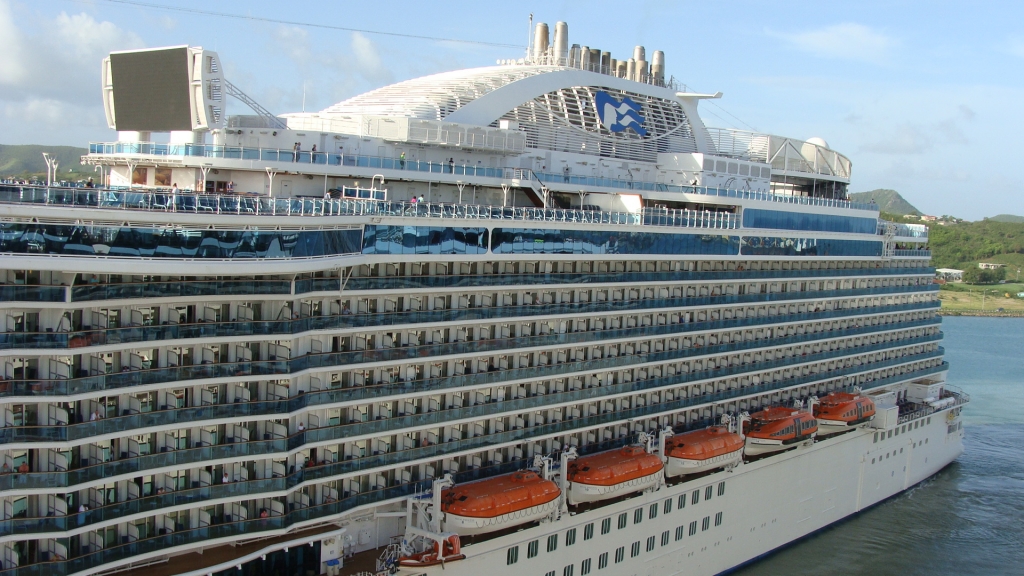 Aft half of the Royal Princess